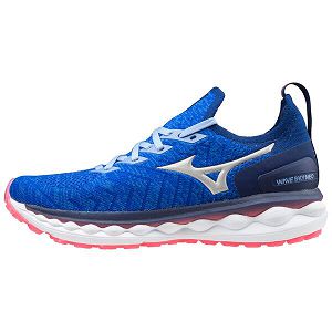 Tenis Para Correr Mizuno Wave Sky Neo Mujer Azules/Rosas/Plateados | Mexico-268409